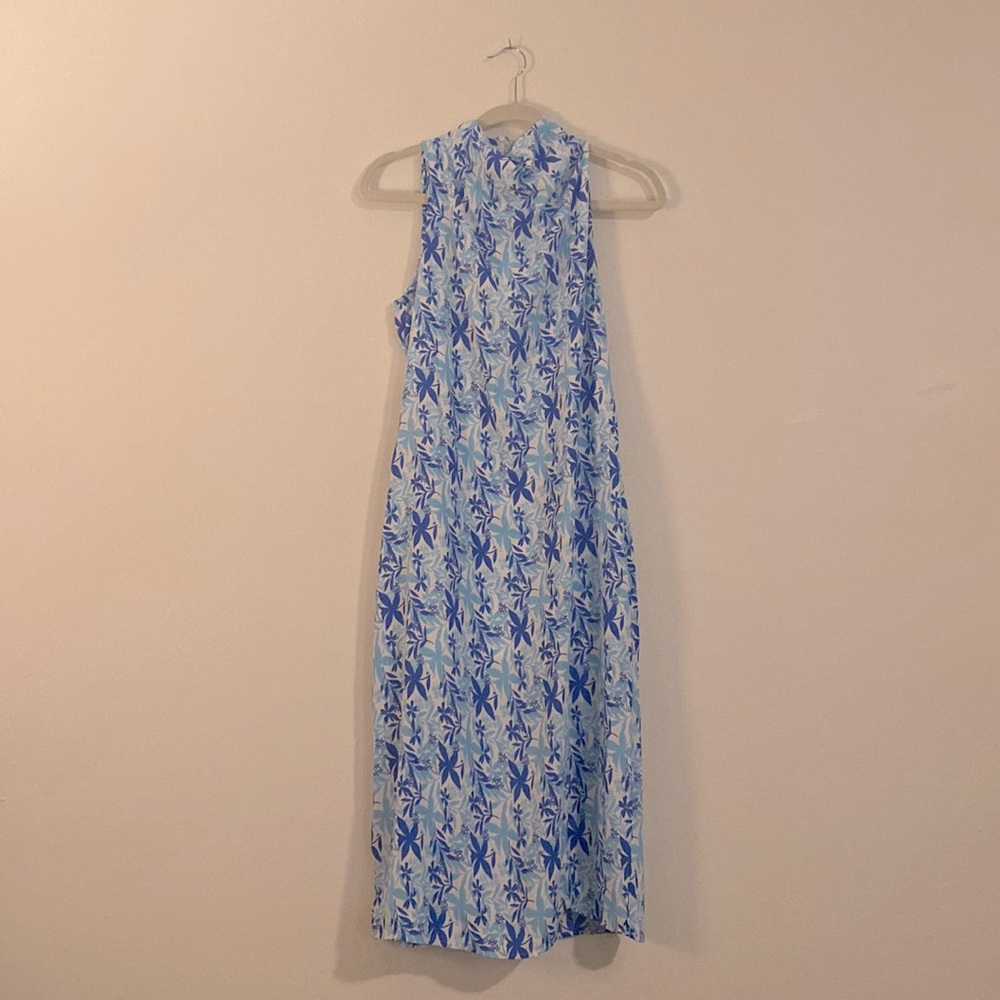 Blue Floral Dress, Small